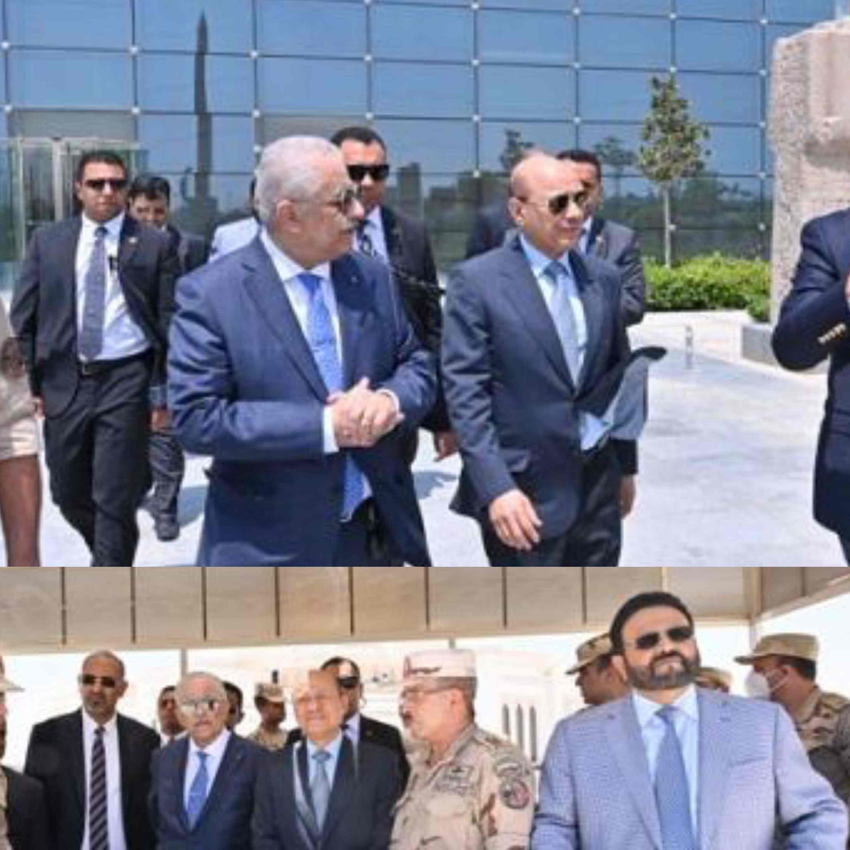 عوضا عن تفقد جرحى الحرب.. الرئيس اليمني يزور العاصمة الادارية بمصر للاطلاع على استثماراته ..