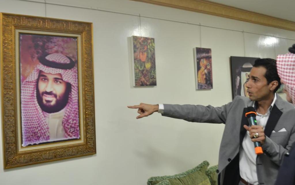 قادة المملكة العربية السعودية في لوحات عالمية للفنون التشكيلية بالمغرب العربي